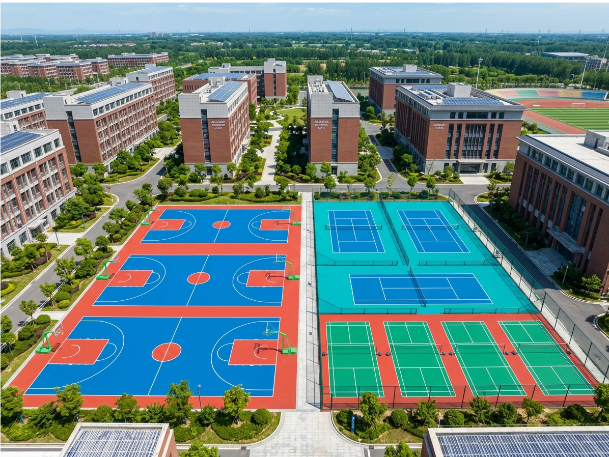 鹰潭市硅PU球场EPDM塑胶跑道 - 厂家